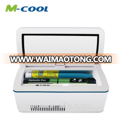 M-COOL 2017 china new design high quality insulin cooling bag cooler box/pen case/pack holiday travel car solar mini fridge 12v